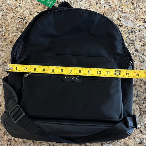 New - Michael Kors Jet Black Men's Backpack - Picture 6 of 8